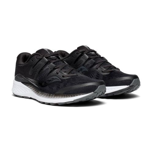 SAUCONY WOMEN&#39;S RIDE ISO BLK ATHLETIC SHOE, Size: 9(US)