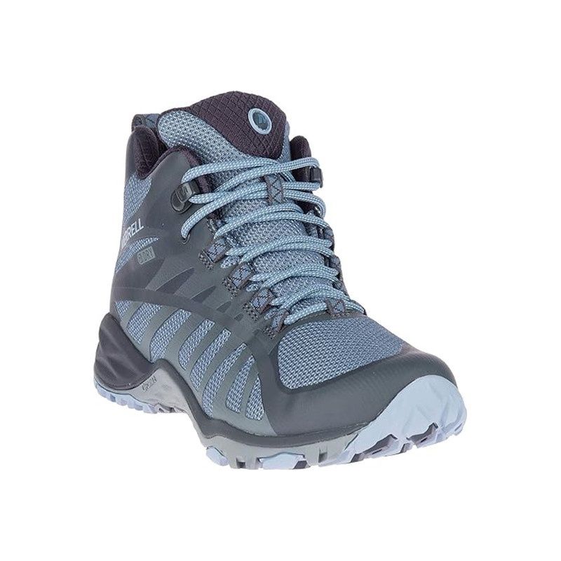 MERRELL WOMEN&#39;S SIREN EDGE Q2 MID WP WINTER BOOT BLUE, Size: 6.5(US)