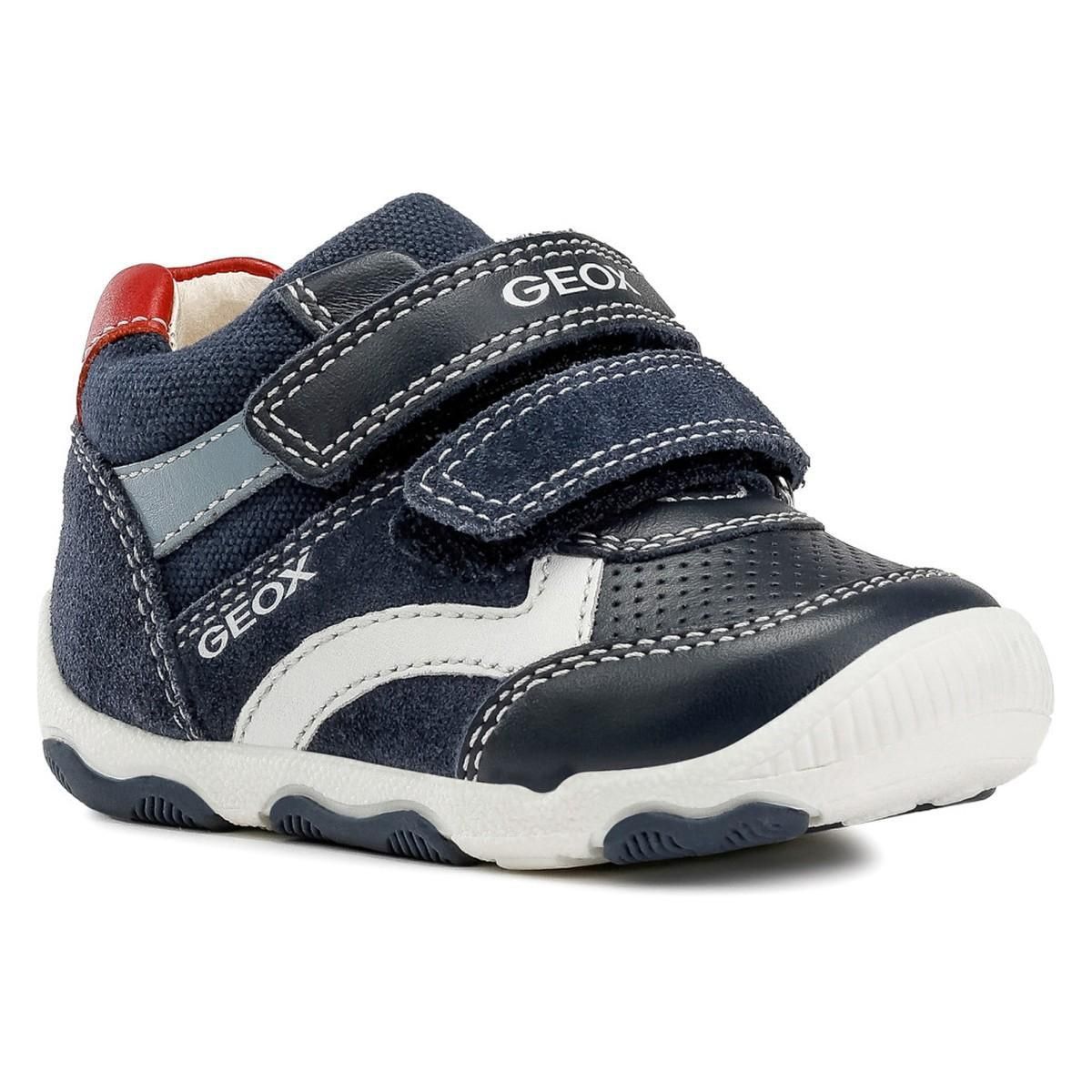 GEOX BOY&#39;S NEW BALU CASUAL SHOE NAVY, Size: 21 Baby(EU)