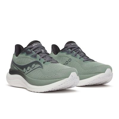 SAUCONY MEN'S TRIUMPH 23 ATHLETIC SHOE ICEBERG | CARBON