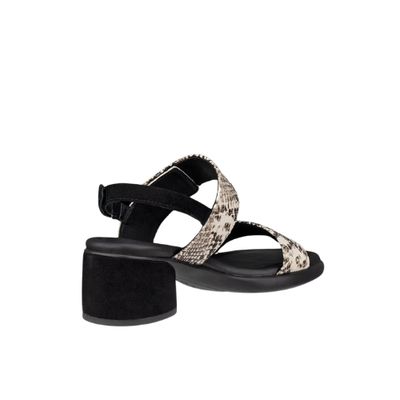 ECCO WOMEN'S SCULPTED LX 35 LEATHER HEEL SANDAL BEIGE