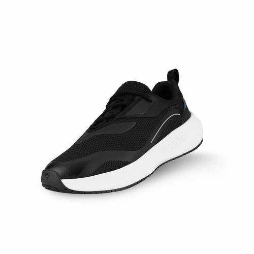 VESSI MEN&#39;S TIDAL SNEAKER BLACK ON WHITE