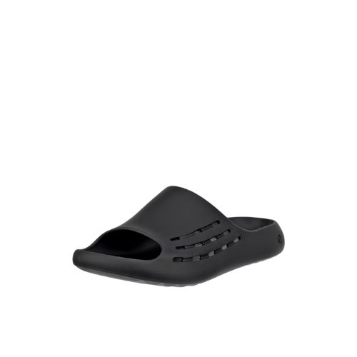 ECCO WOMEN&#39;S COZMO E UNISEX SLIDER BLACK