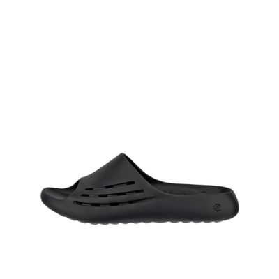 ECCO WOMEN'S COZMO E UNISEX SLIDER BLACK