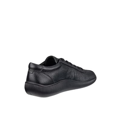 ECCO MEN'S SOFT ZERO LEATHER SNEAKER BLACK