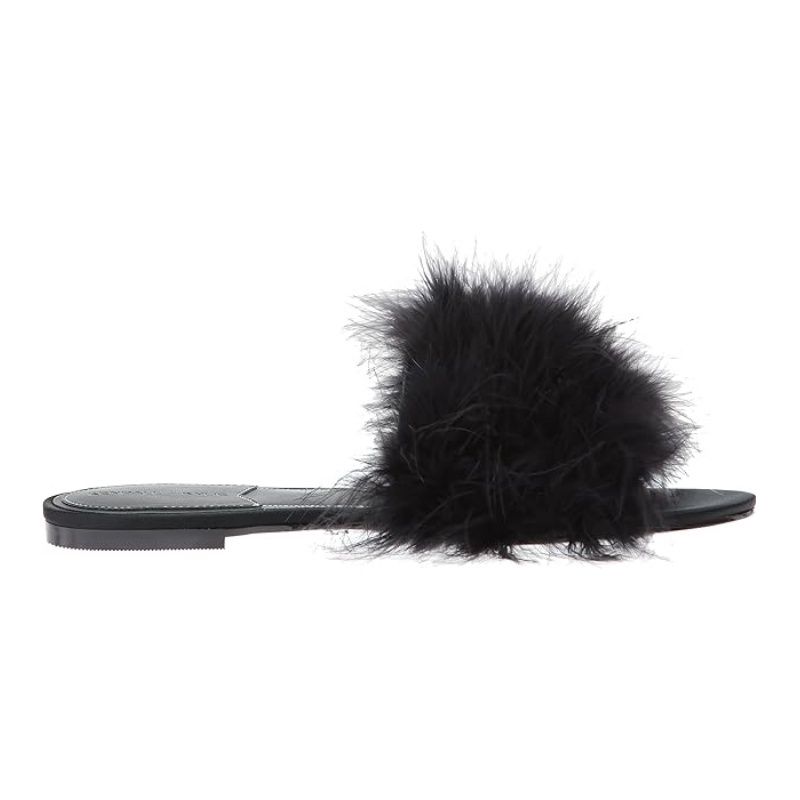 KENDALL+KYLIE WOMEN SANDAL FLAT CHLOE2 BLK