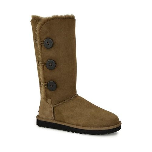 UGG WOMEN&#39;S WINTER BOOTS BAILEY BUTTON TRIPLET DLF, Size: 9(US)