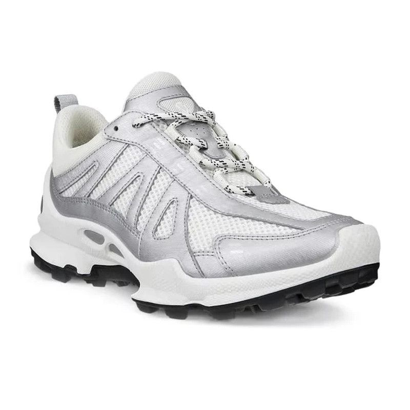 ECCO  WOMEN&#39;S BIOM C-TRAIL TEXTILE OUTDOOR SNEAKER SILVER, Size: 41(EU)