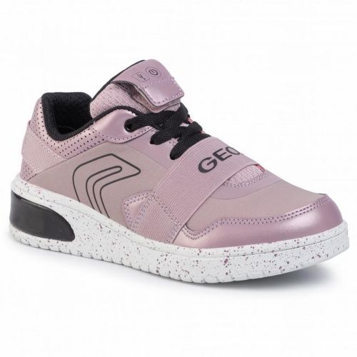 GEOX GIRL&#39;S XLED ATHLETIC SHOE PINK, Size: 31 Baby(EU)