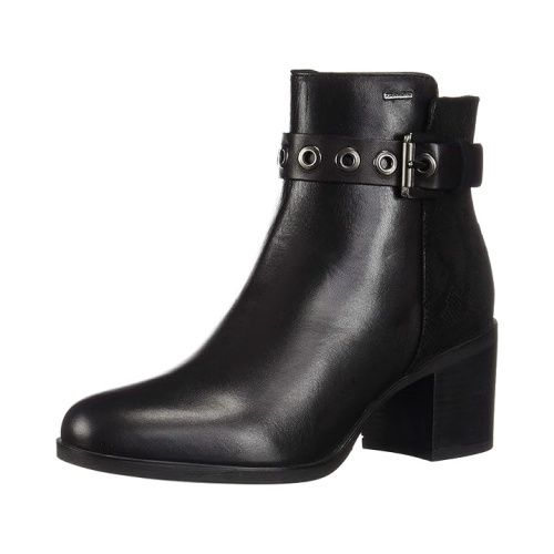 GEOX WOMEN&#39;S GLYNNA CASUAL BOOTIE BLK, Size: 35(EU)