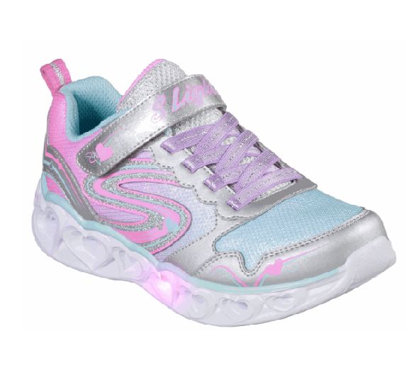 SKECHERS GIRL&#39;S TODDLER LOVE SPARK ATHLETIC SHOE, Size: 6 Baby(US)