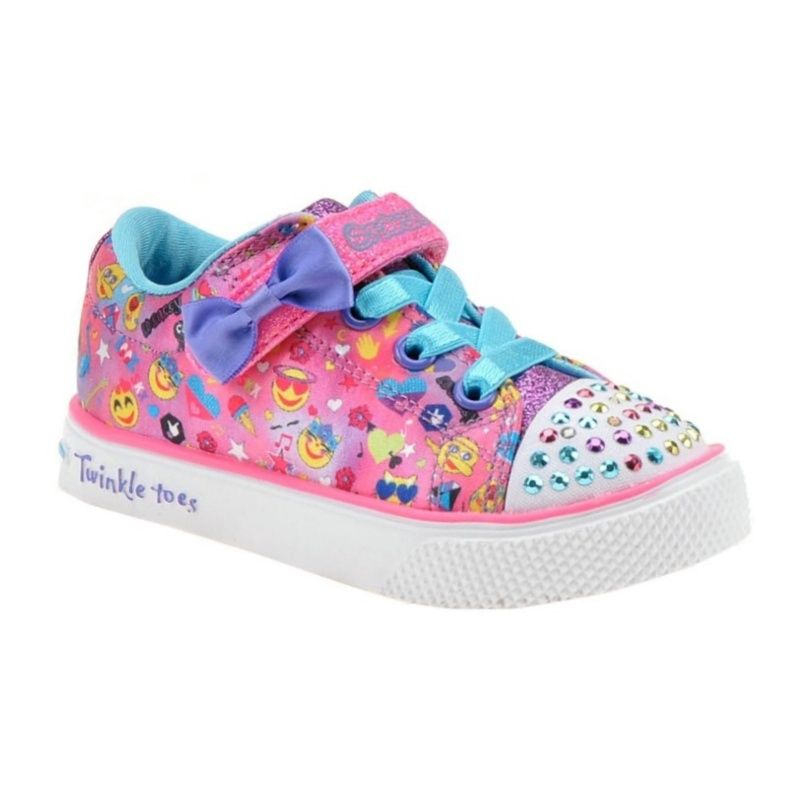 SKECHERS GIRL&#39;S TWINKLE TOES  CHARACTER CUTIE CASUAL SHOE, Size: 1 Baby(US)