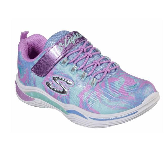 SKECHERS GIRL&#39;S FLOWERSPARK CASUAL SHOE, Size: 3 Kid(US)