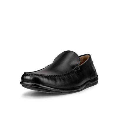 ECCO MEN&#39;S CLASSIC MOC 2.0 DRESS SHOE BLACK