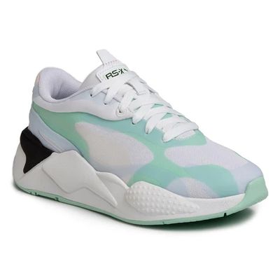 PUMA WOMEN'S RS-XS PLAS_TECH GREEN ATHLETIC SHOE