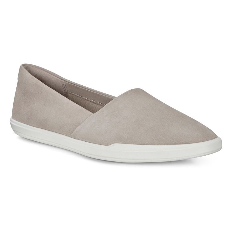 ECCO WOMEN&#39;S LOAFERS SIMPIL CASUAL SHOE GREY ROSE, Size: 37(EU)