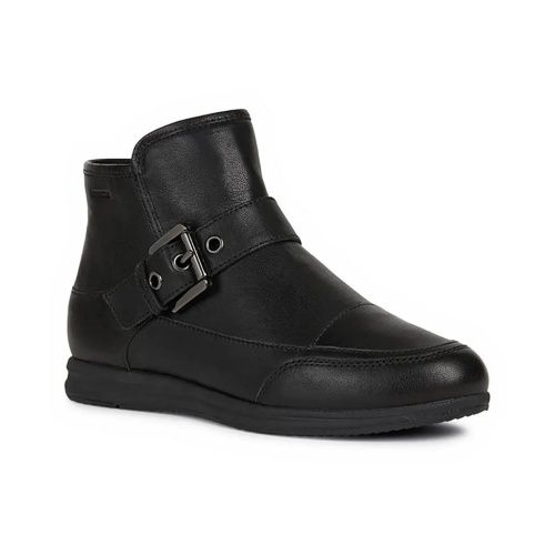 GEOX WOMEN&#39;S CASUAL SHOE D TAHINA BLACK, Size: 38(EU)
