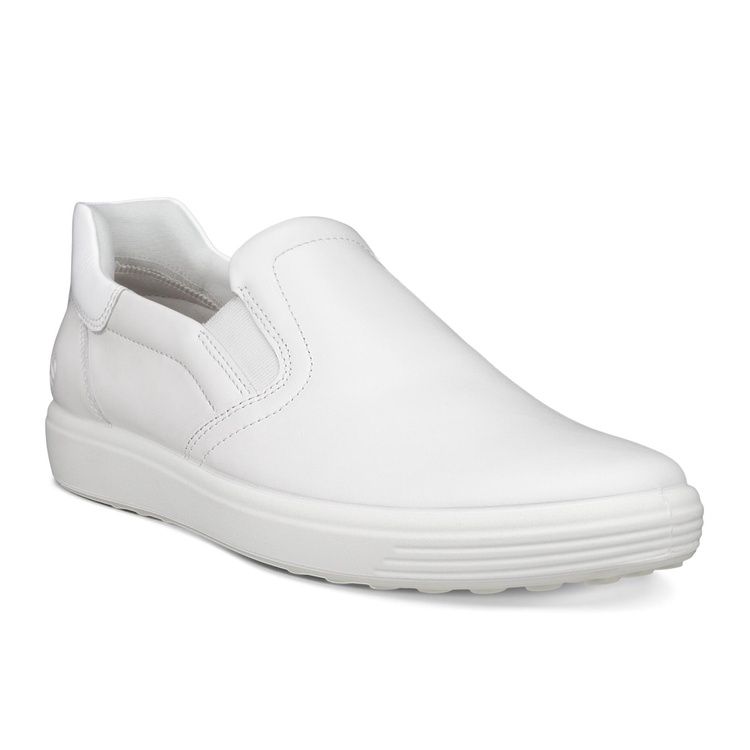 ECCO WOMEN&#39;S SOFT 7 SLIP ON LEATHER SLIP-IN CASUAL SHOE, Size: 38(EU)