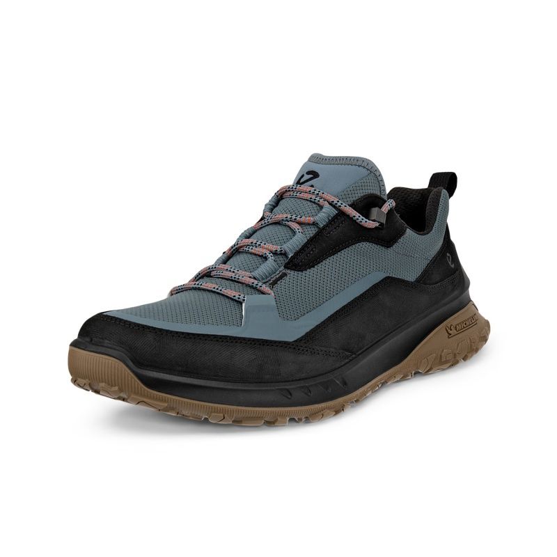 ECCO MEN&#39;S ULT-TRN NUBUCK WATERPROOF HIKING SHOE BLUE, Size: 39(EU)