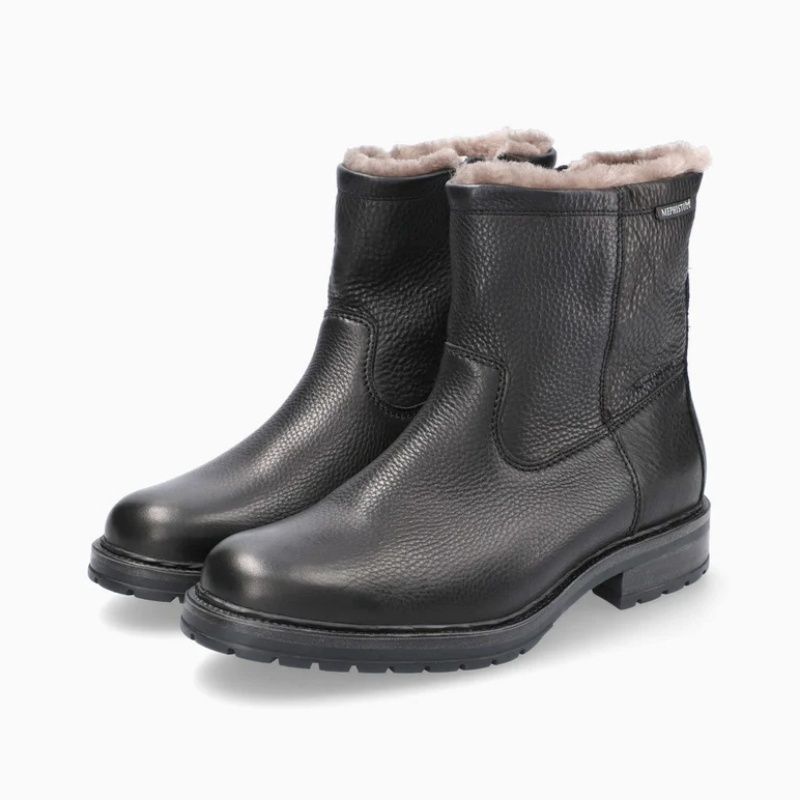 MEPHISTO MEN&#39;S LEONARDO WINTER BOOT BLK, Size: 8(US)