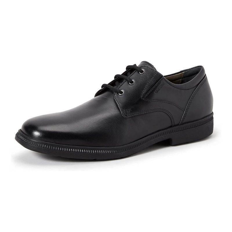GEOX BOY&#39;S FEDERICO DRESS SHOE BLK, Size: 35(EU)