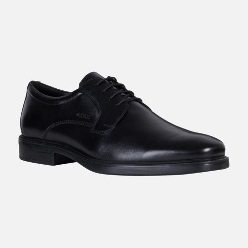 GEOX MEN&#39;S DRESS SHOE U BRANDOLF BLK, Size: 40(EU)