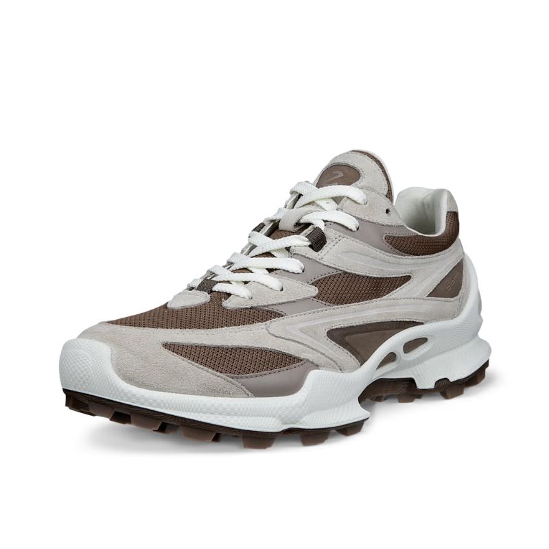 ECCO MEN&#39;S BIOM C-TRAIL SUEDE SNEAKER BRN