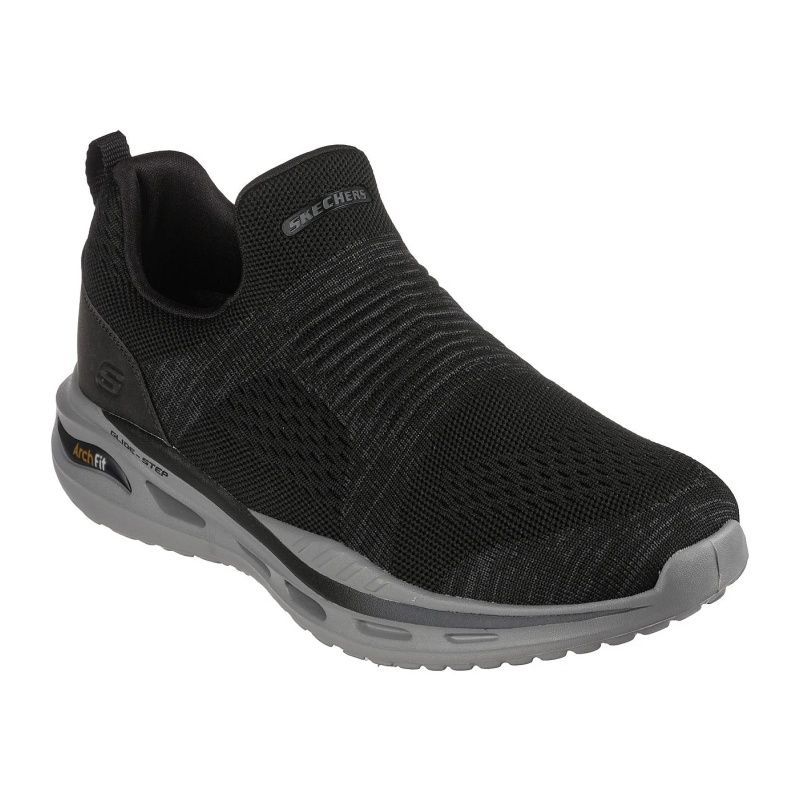 SKECHERS MEN&#39;S SKECHERS ARCH FIT ORVAN - DENISON BLK ATHLETIC SHOE