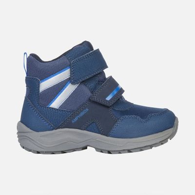 GEOX JUNIOR BOY'S KURAY ABX WINTER BOOT NAVY