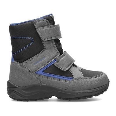 GEOX BOY'S WINTER BOOT KURAY ABX BLK ROYAL
