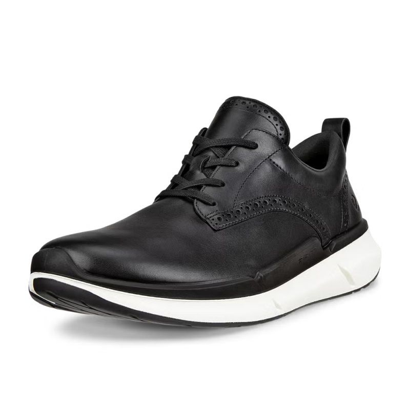ECCO MEN'S BIOM 2.2 LEATHER SNEAKER BLK, Size: 39(EU)