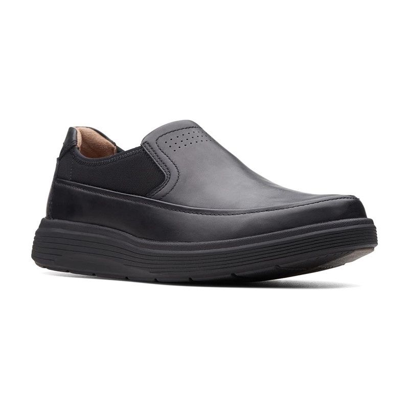 CLARKS MEN'S DRESS SHOE UN ABODE GO BLK, Size: 9(US)