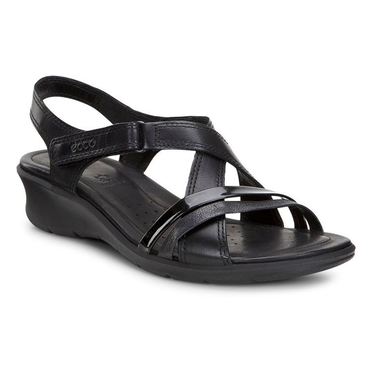 ECCO WOMEN'S FELICIA SANDAL BLK, Size: 40(EU)