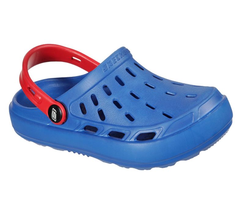 SKECHERS BOY'S SWIFTERS BLUE SANDAL, Size: 1 Kid(US)