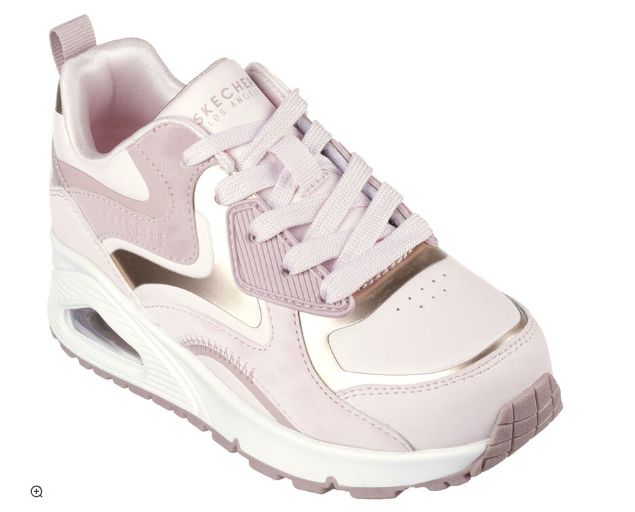 SKECHERS GIRL'S UNO GEN1 - COLOR SURGE PINK CASUAL SHOES, Size: 4(US)