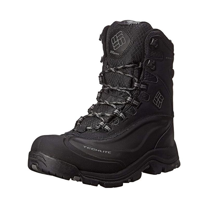 COLUMBIA MEN'S WINTER BOOT BUGABOOT PLUS III WIDE BLK, Size: 7(US)