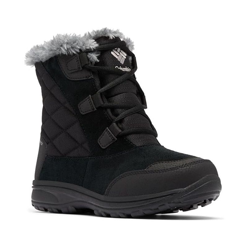 COLUMBIA WOMEN'S ICE MAIDEN SHORTY WINTER BOOTBLK, Size: 5(US)