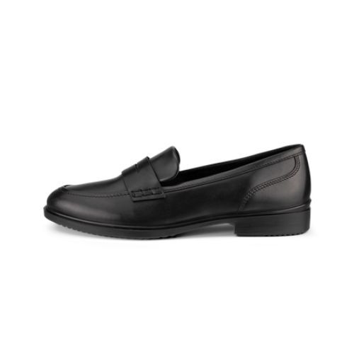 ECCO WOMEN'S DRESS SHOE CLASSIC 15 LOAFER BLACK, Size: 38(EU)