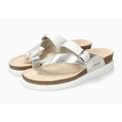 MEPHISTO WOMEN'S HELEN MIX SANDAL SILVER HELIOS