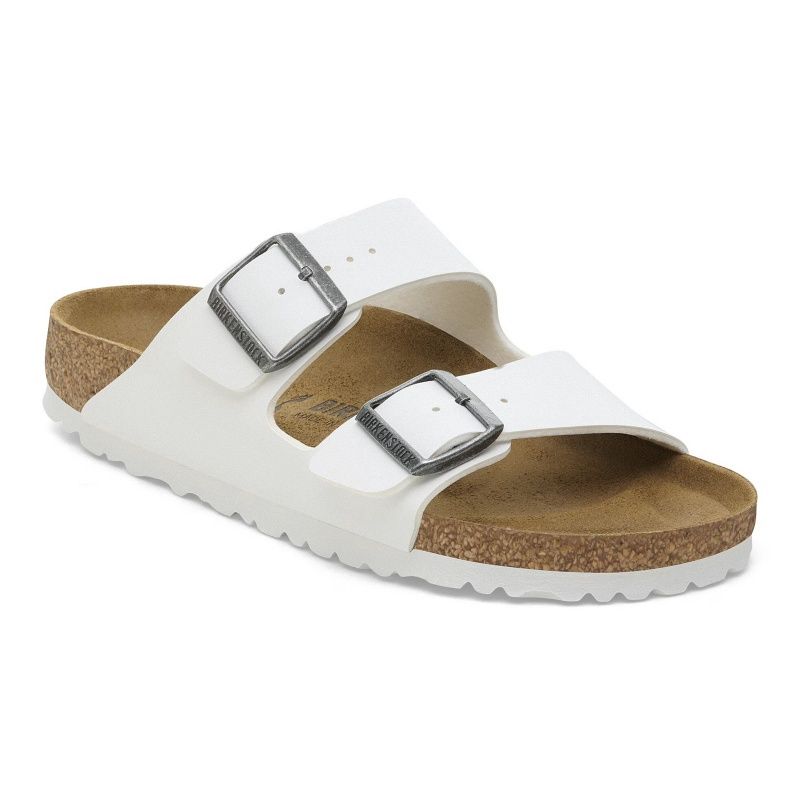 BIRKENSTOCK WOMEN'S ARIZONA WHT SANDAL, Size: 37(EU)