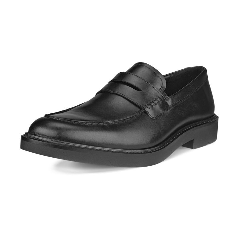 ECCO MEN'S METROPOLE LONDON LEATHER MOC-TOE SHOE, Size: 42(EU)