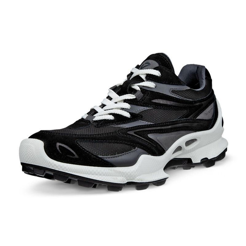 ECCO MEN'S BIOM C-TRAIL SUEDE SNEAKER BLK, Size: 39(EU)