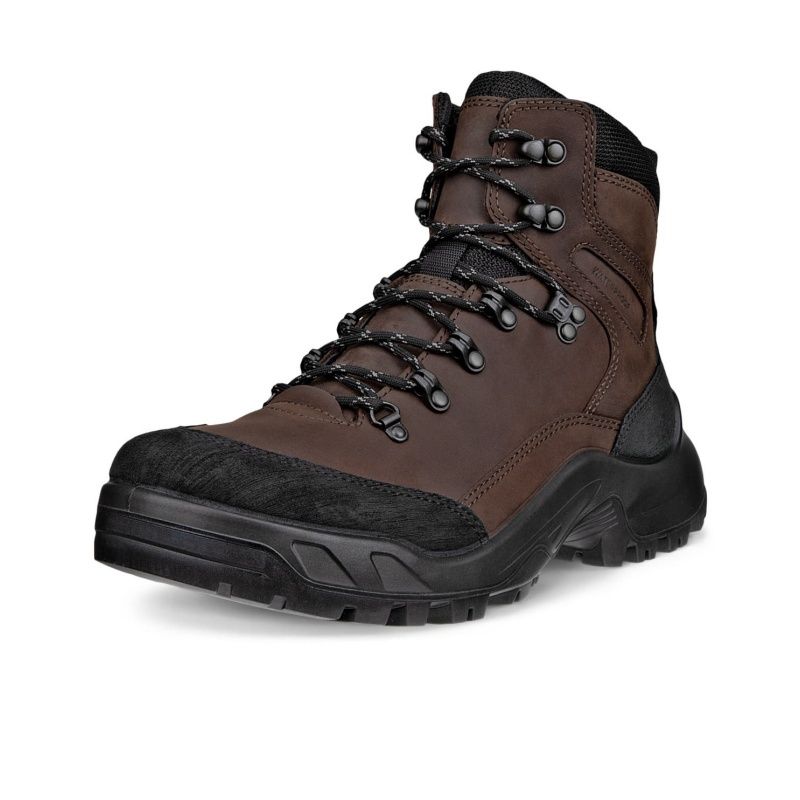 ECCO MEN'S OFFROAD NUBUCK WATERPROOF MID-CUT OUTDOOR BOOT BLK
