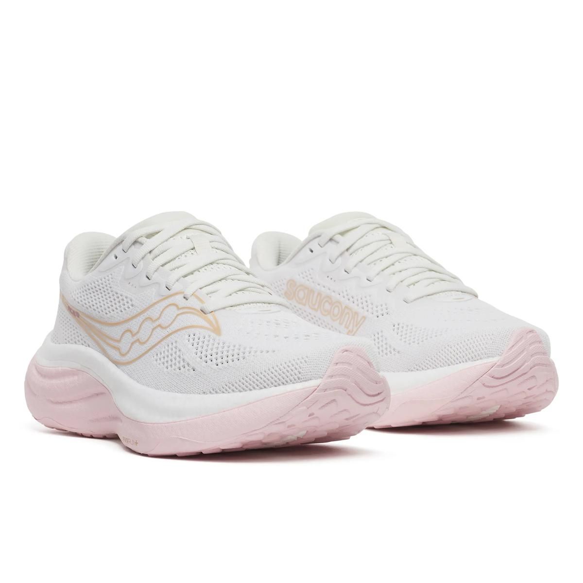 SAUCONY WOMEN'S RIDE 19 WIDE PINK