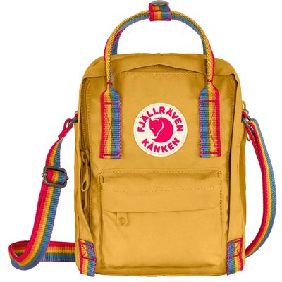 Fjällräven KÅNKEN RAINBOW SLING-OCHRE-RAINBOW PATTERN