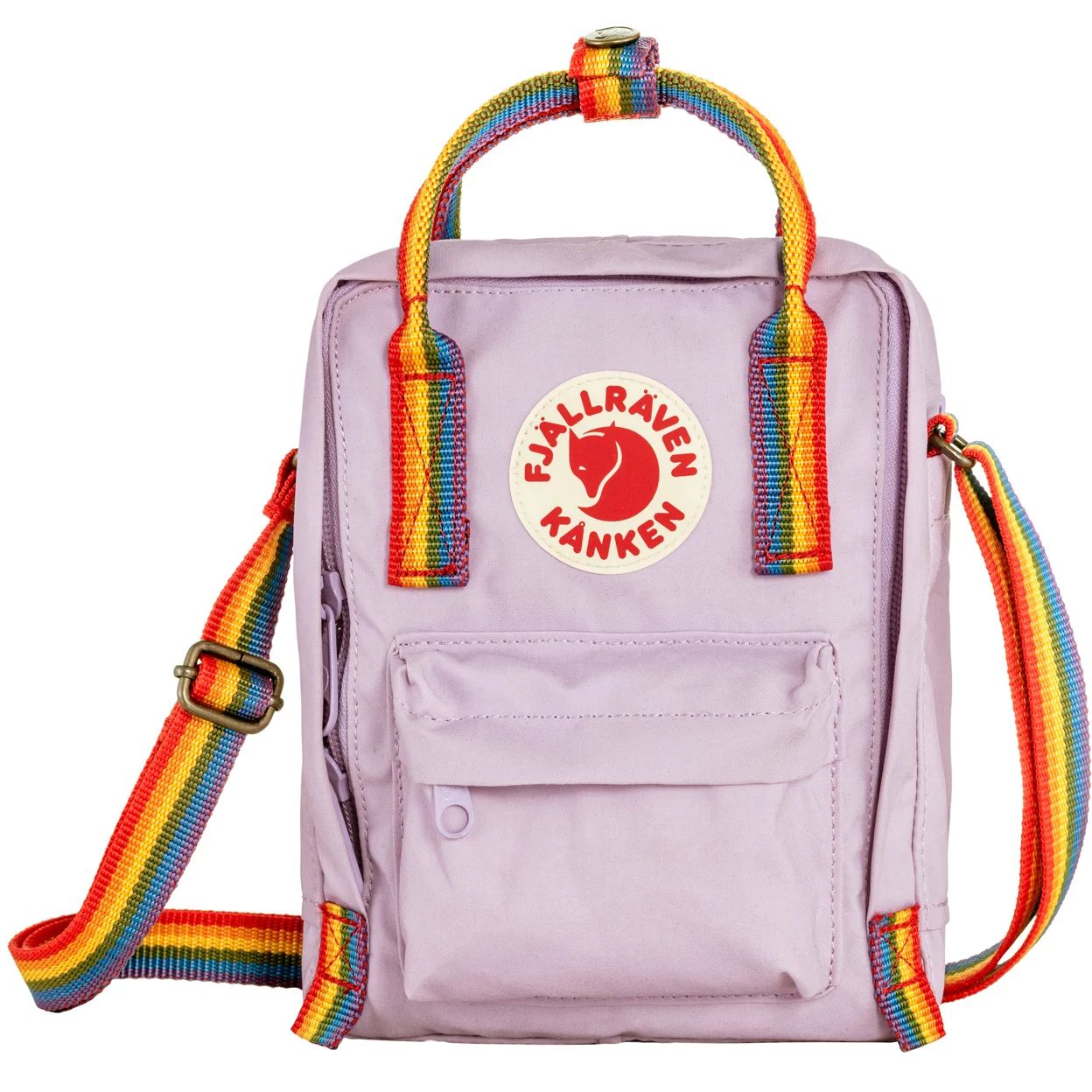 Fjällräven KÅNKEN RAINBOW SLING-PASTEL LAVENDER-RAINBOW PATTERN, Size: ONE SIZE(US)