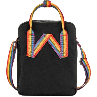 Fjällräven KÅNKEN RAINBOW SLING-BLACK-RAINBOW PATTERN