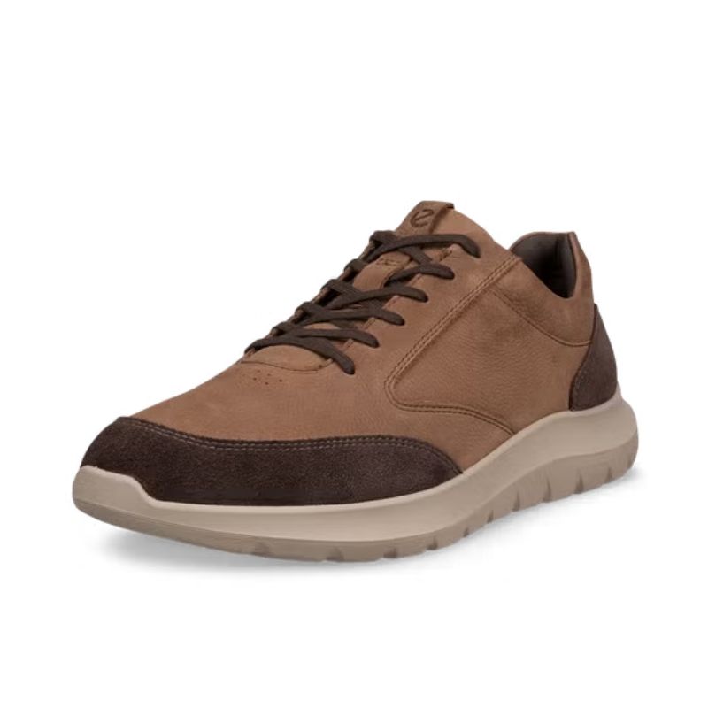 ECCO MEN'S CITY STRIDE SNEAKER BRN