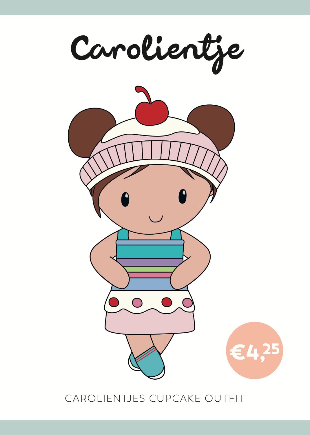 Häkelanleitung Cupcake Outfit Carolientje (Hefte)