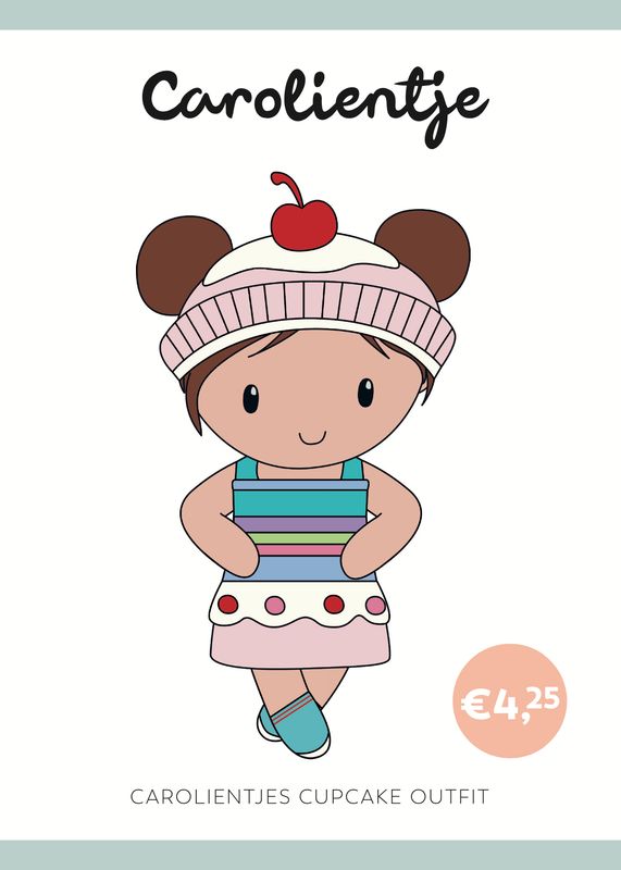 Häkelanleitung Cupcake Outfit Carolientje (Hefte)